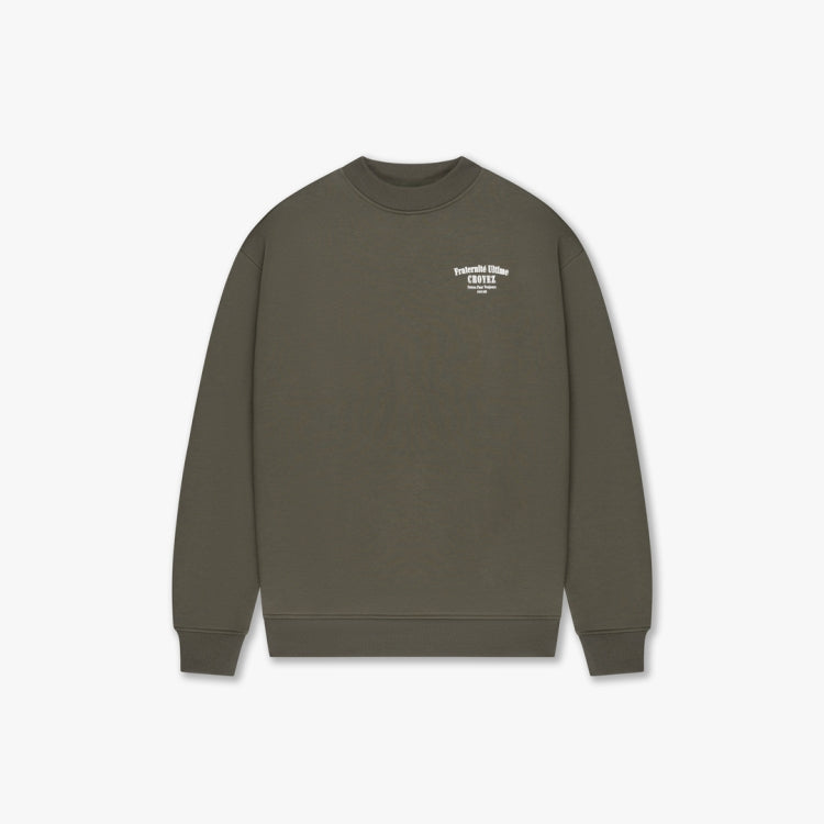 Croyez Fraternite Sweater- Dusty Olive