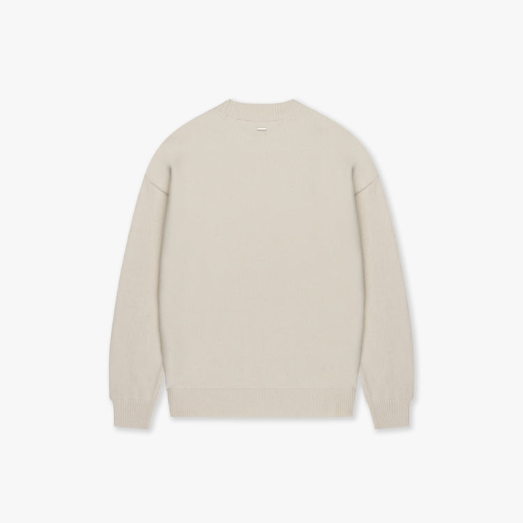 Croyez Fluffy Essence Knit Sweater - Cream