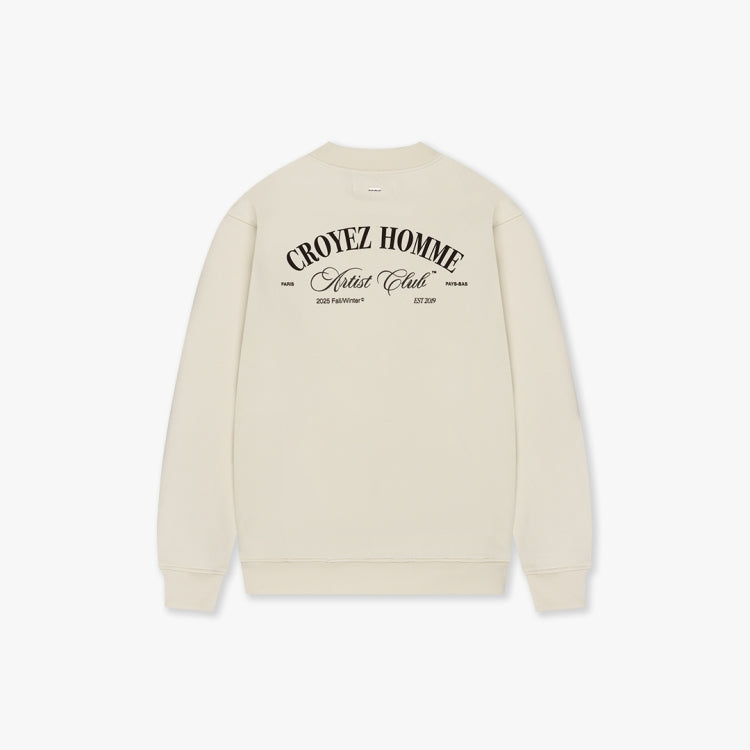 Croyez Artist Club Sweater- Off White