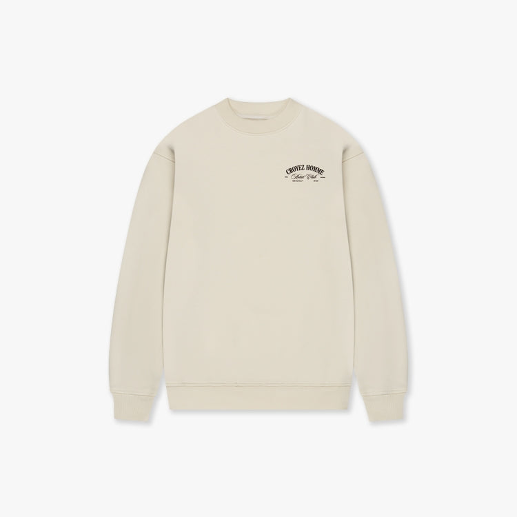 Croyez Artist Club Sweater- Off White