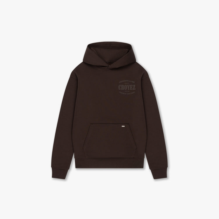 Croyez Stamp Hoodie - Brown