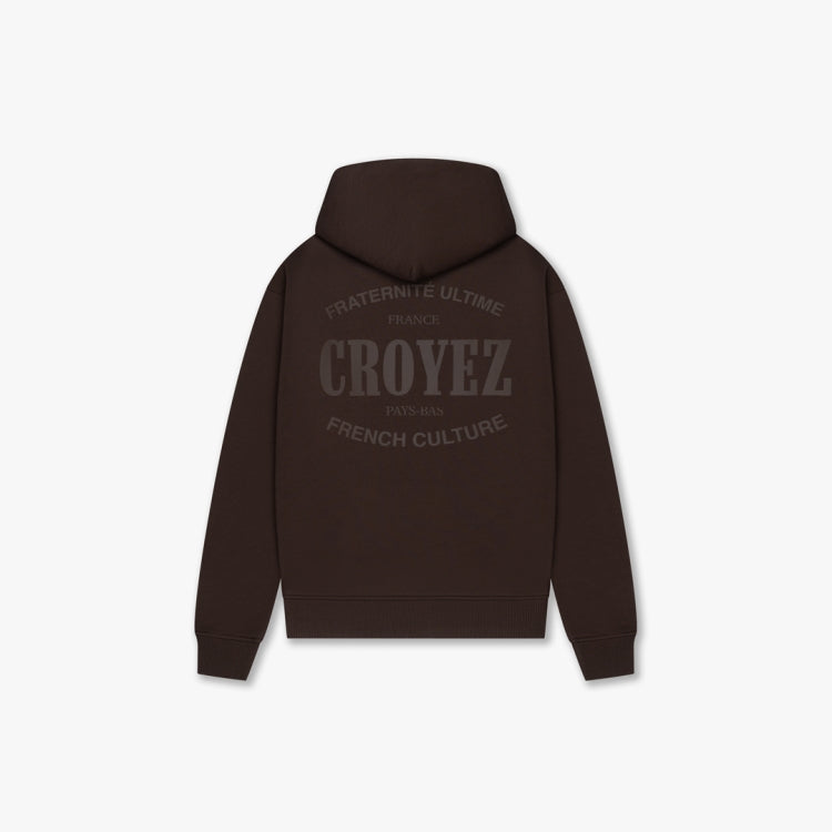 Croyez Stamp Hoodie - Brown