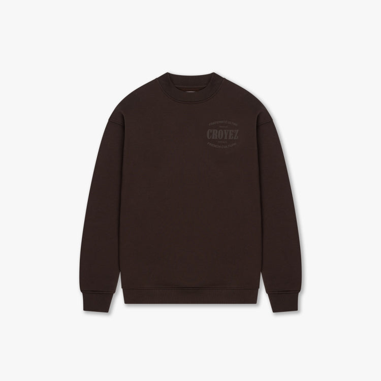 Croyez Stamp Sweater - Brown