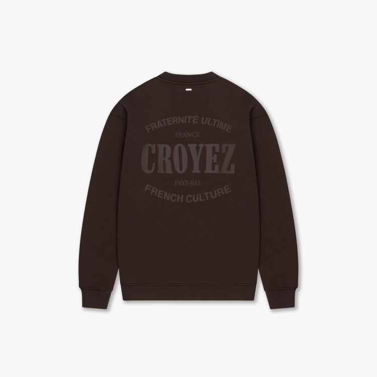 Croyez Stamp Sweater - Brown