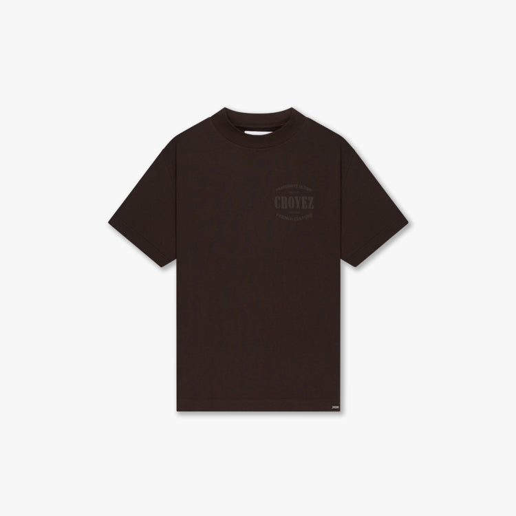 Croyez Stamp T-shirt - Brown