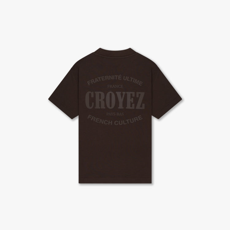 Croyez Stamp T-shirt - Brown