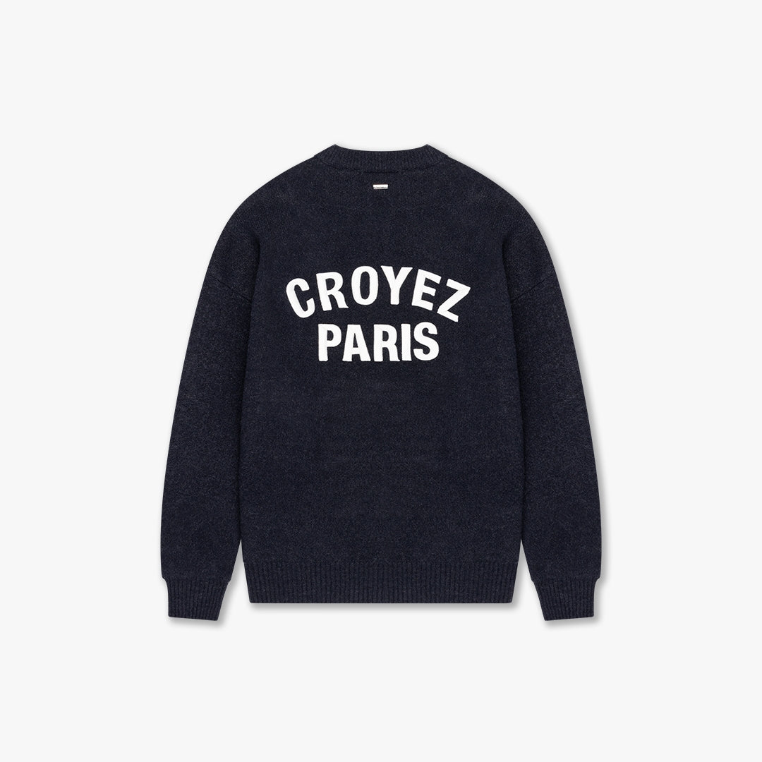 Croyez Paris Knit Sweater - Black