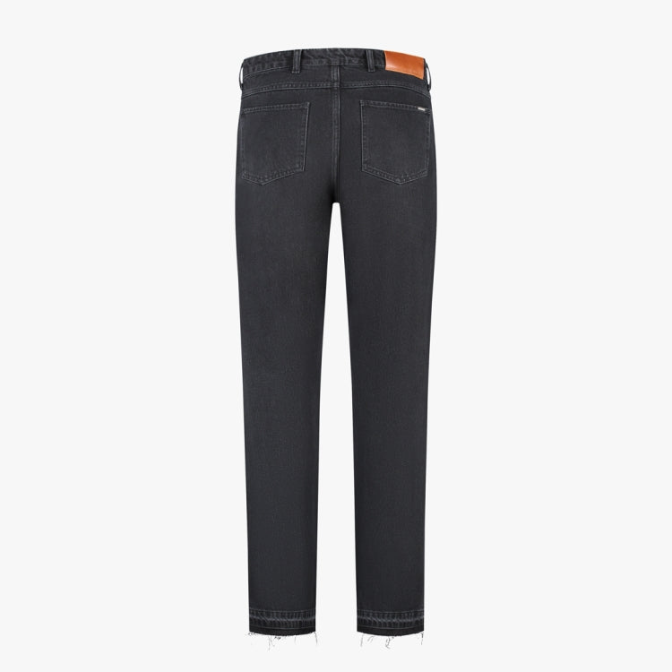 Croyez CD1 Stepped Hem Jeans- Black