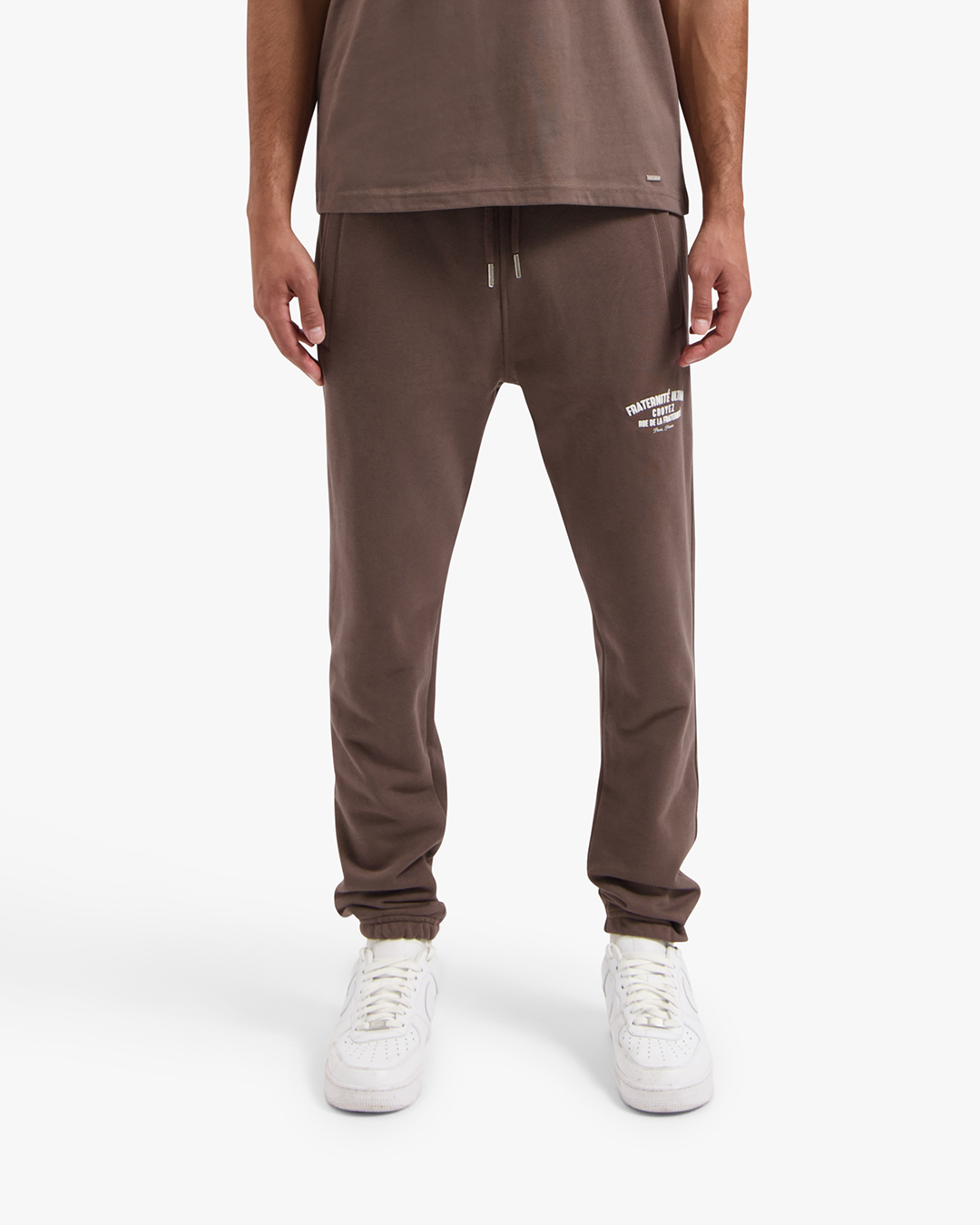 Croyez Fraternite Ultime Sweatpants- Brown