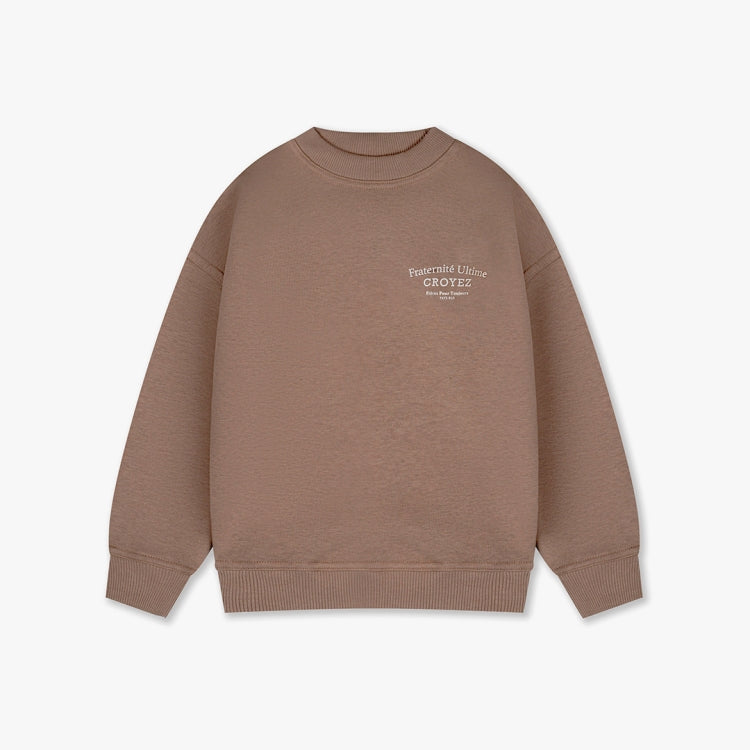 Croyez Mini Fraternite Sweater- Sand
