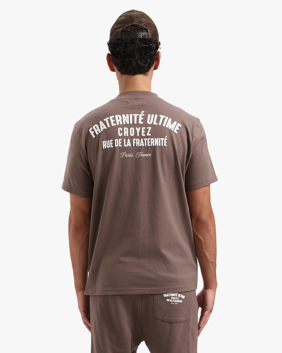 Croyez Fraternite Ultime T-shirt- Brown