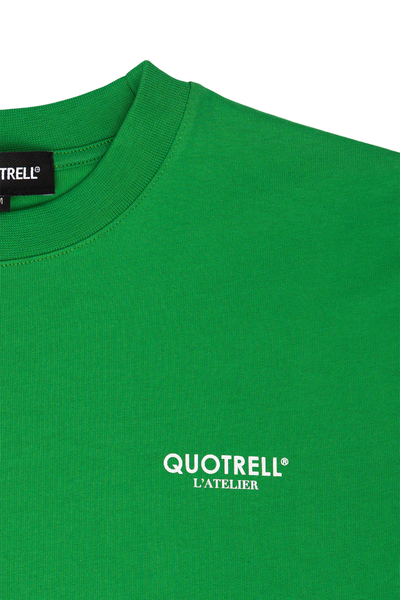 Quotrell L'Atelier T-Shirt Groen - Wit