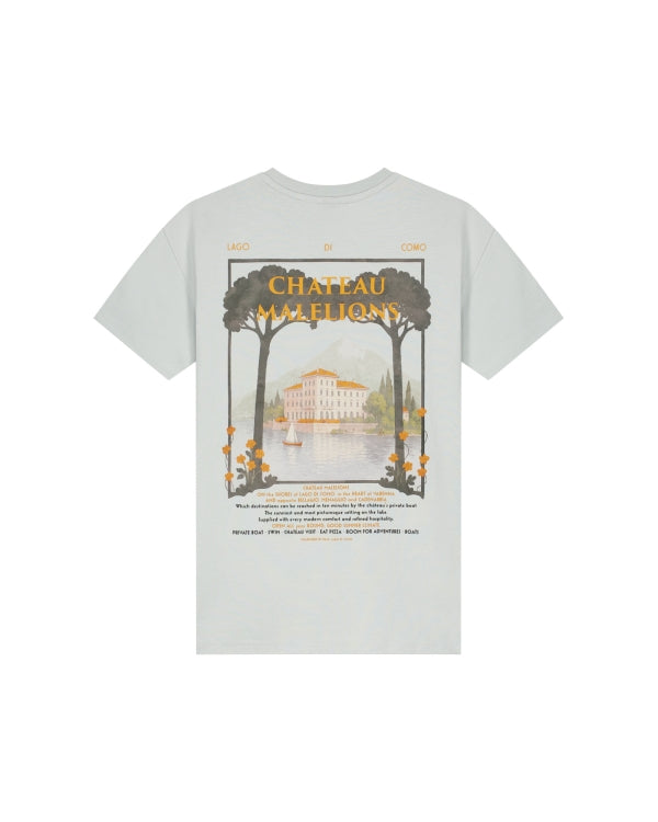 Malelions Junior Relaxed Chateau T-Shirt- Ocean Grey