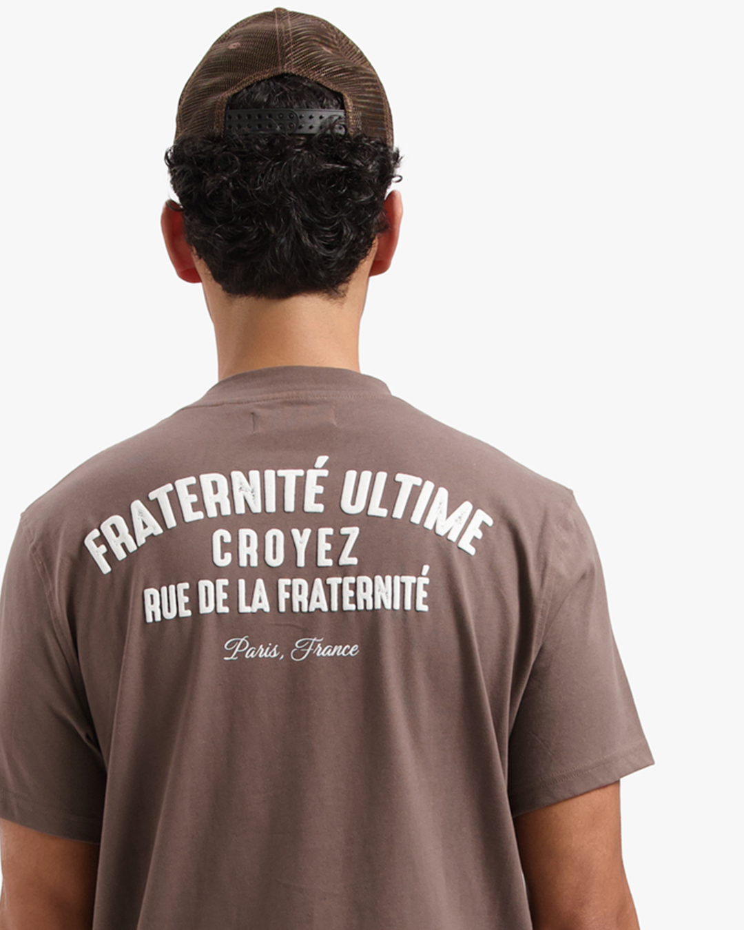 Croyez Fraternite Ultime T-shirt- Brown