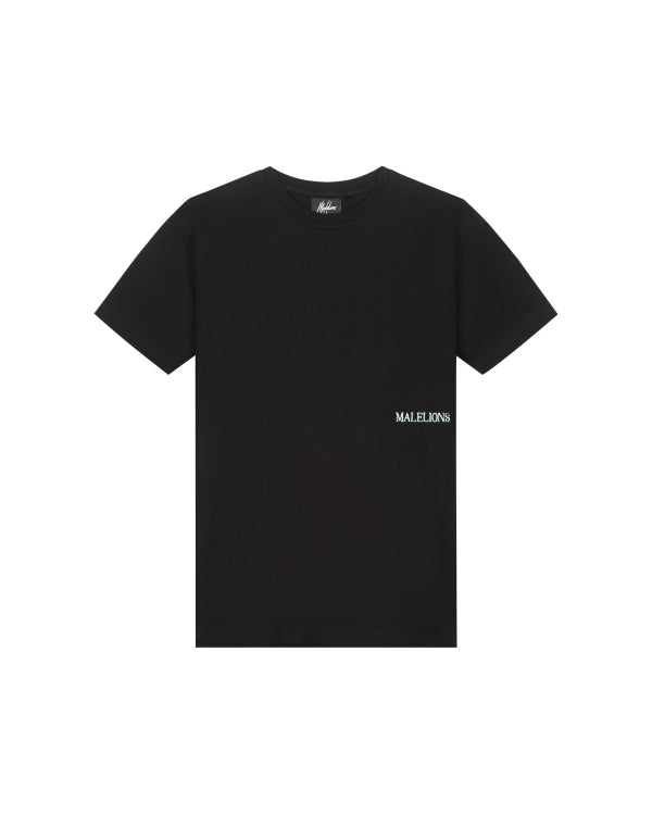 Malelions Junior Relaxed Lago T-Shirt- Black
