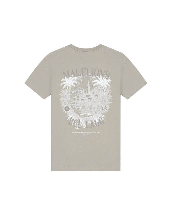 Malelions Junior Relaxed Lago T-Shirt- Olive Green