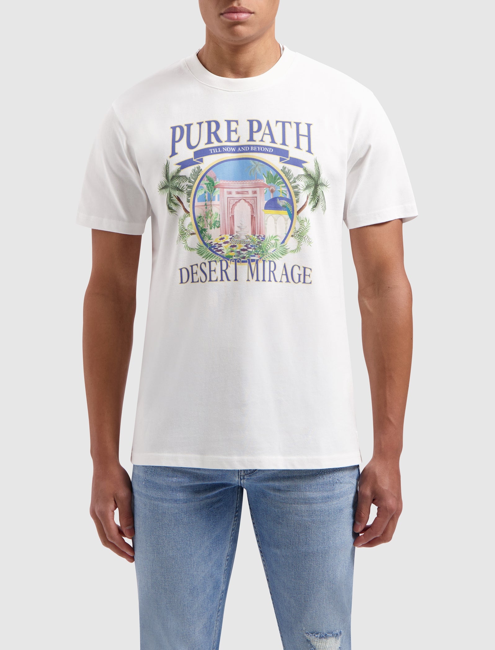 Pure Path Desert Mirage T-shirt Off Wit