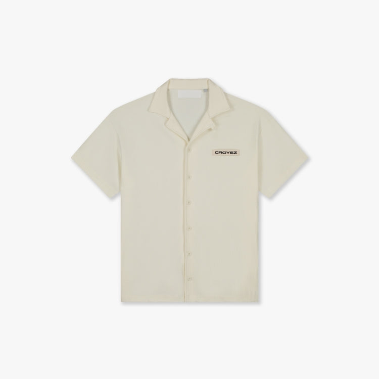 Croyez Plisse Shirt- Off-White