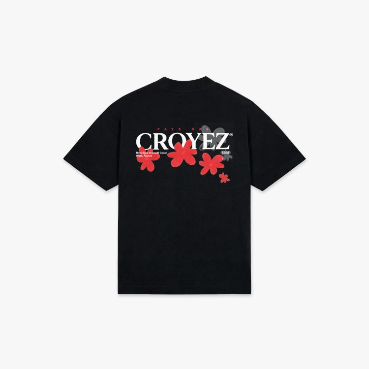 Croyez Botanique T-Shirt- Black/Red