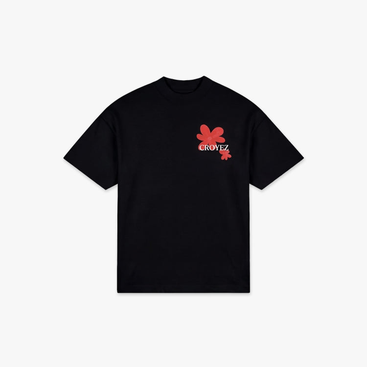 Croyez Botanique T-Shirt- Black/Red