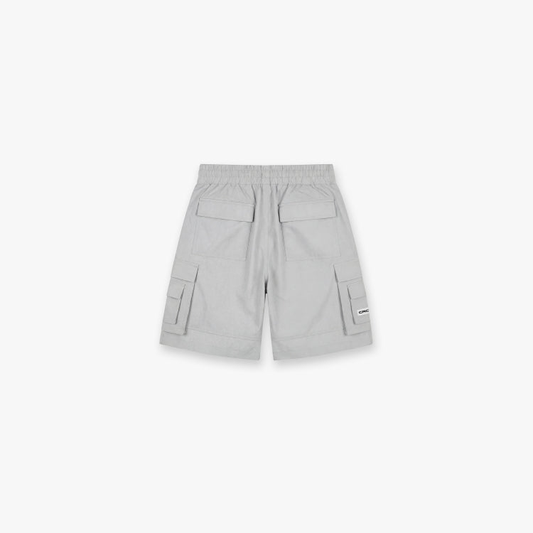 Croyez Parachute Ripstop Shorts- Light Grey