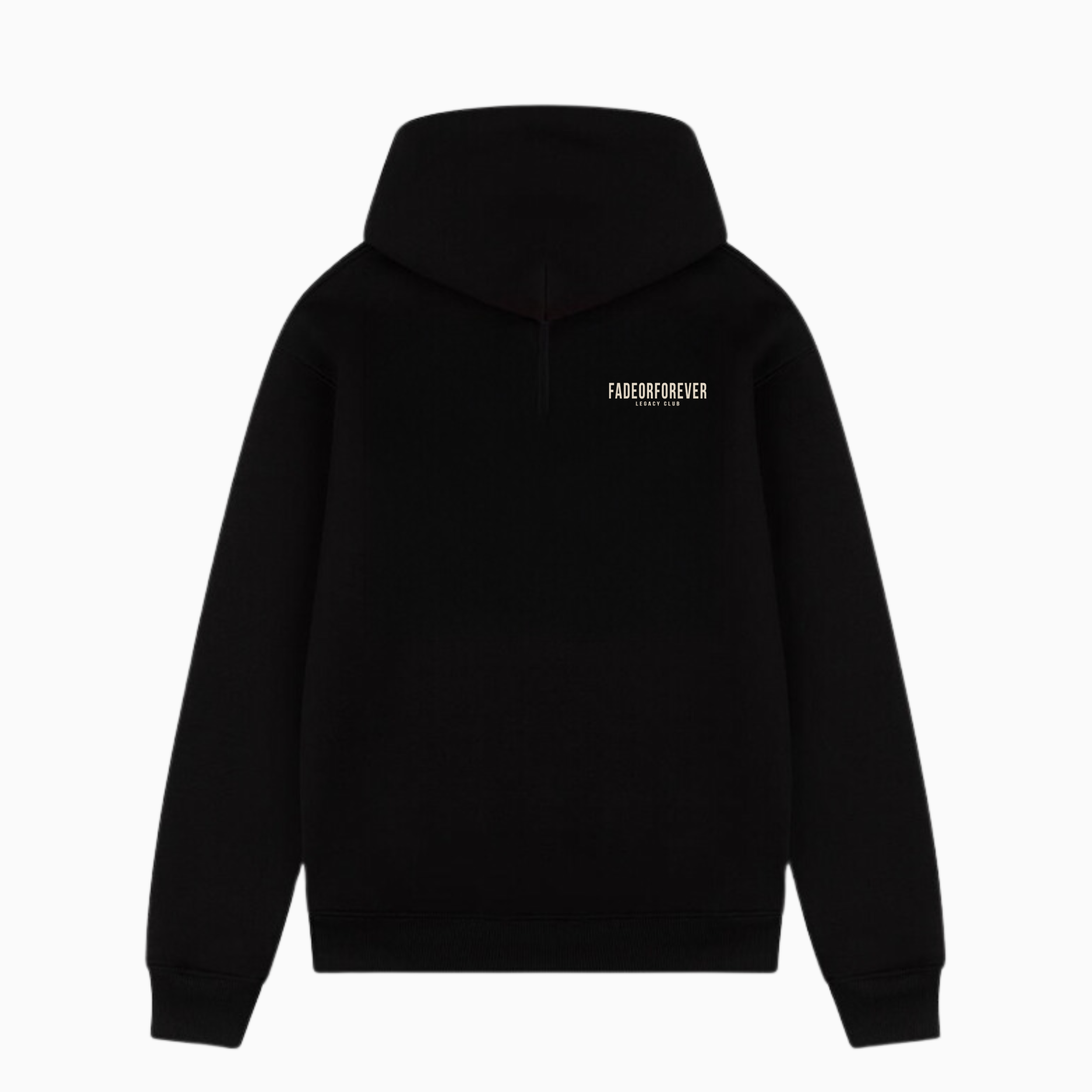 Fade Or Forever Legacy Hoodie- Black/Beige