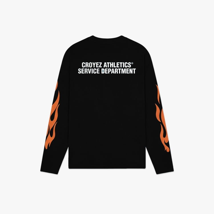 Croyez Service Dept Longsleeve- Black