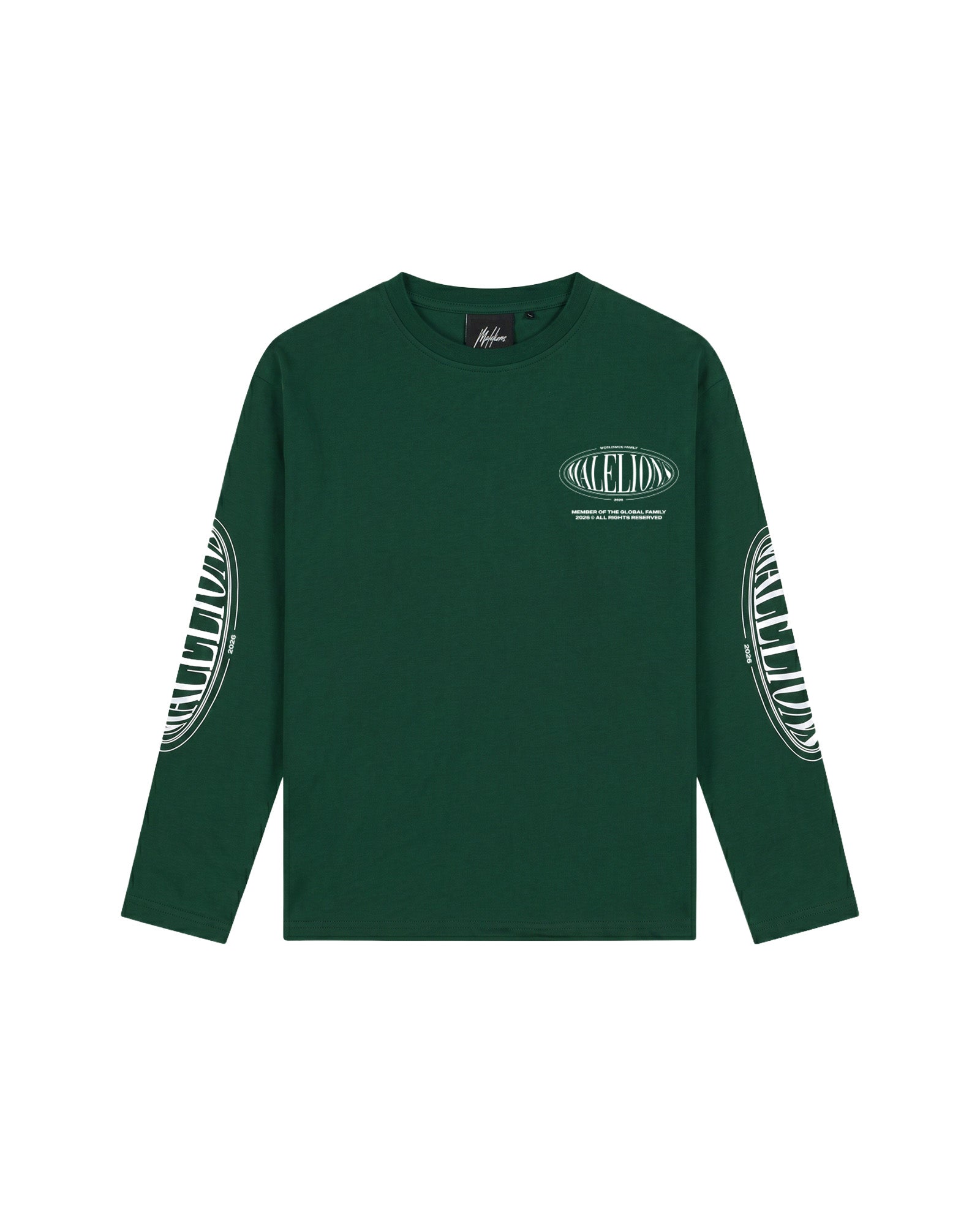 Malelions Junior Relaxed Lifestyle Longsleeve - Racing Green