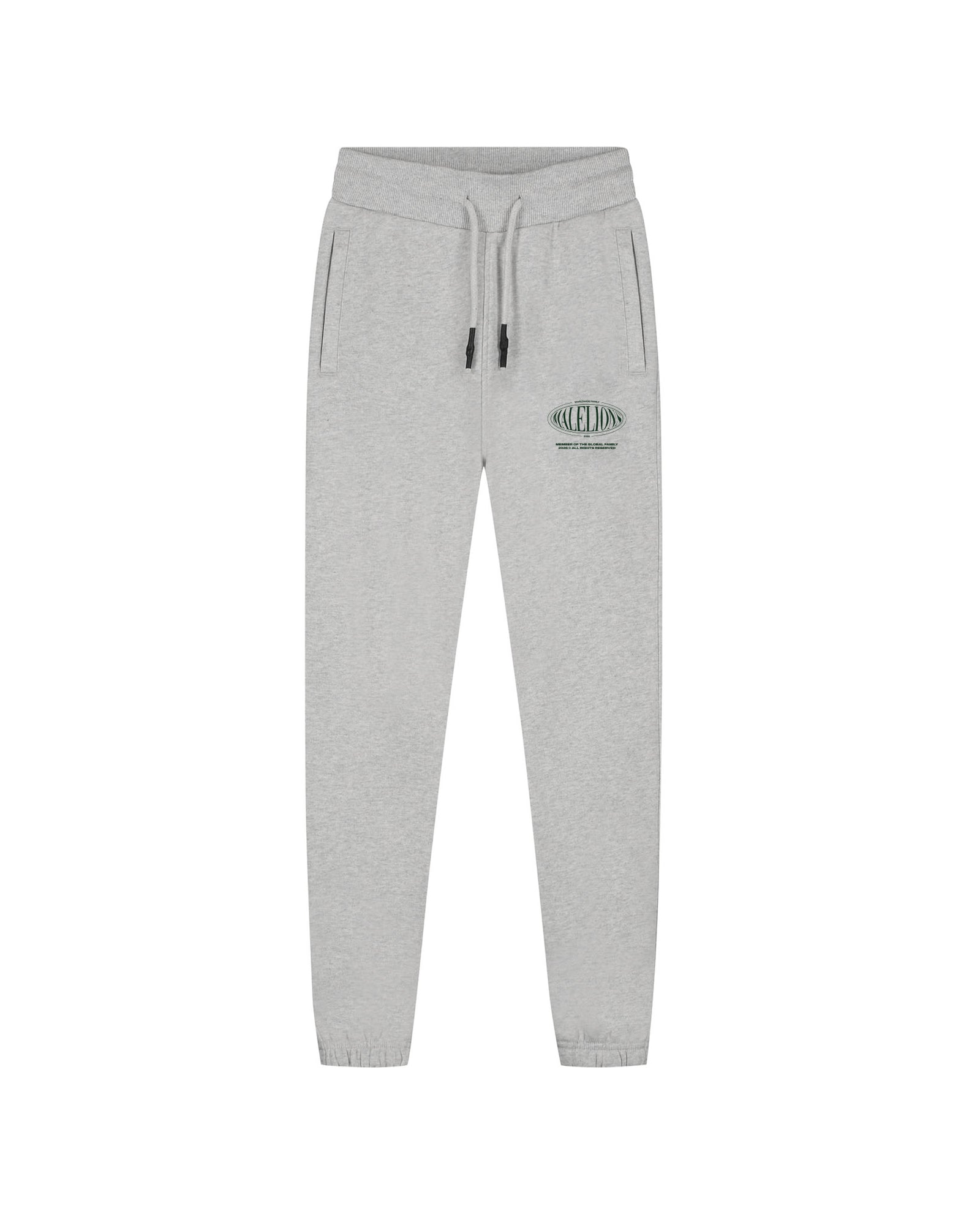 Malelions Junior Relaxed Lifestyle Sweatpants - Grey Melange