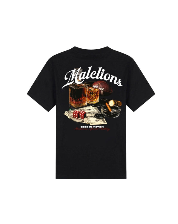 Malelions Men Sports Betting T-Shirt- Black