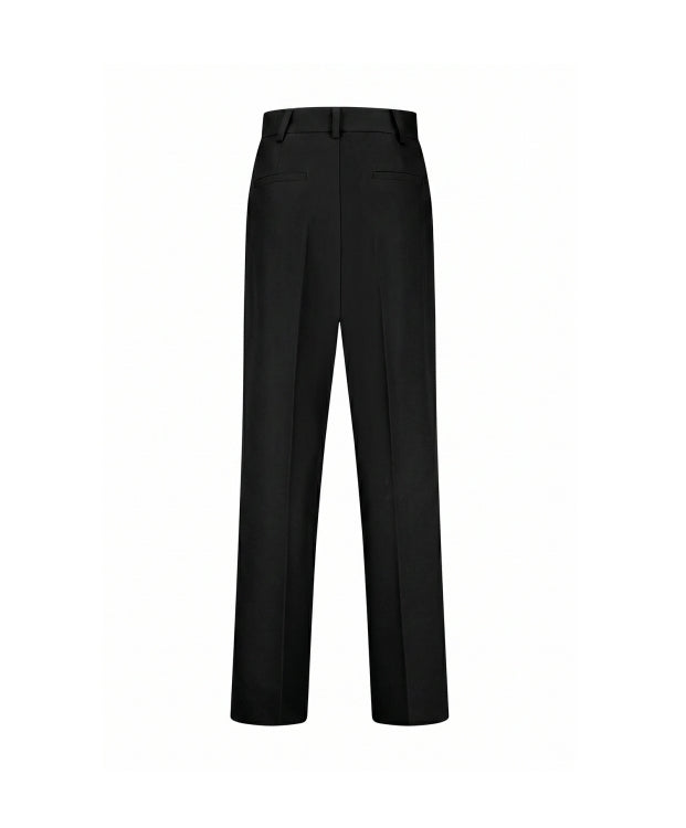 Malelions Women Chain Emblem Pantalon- Black