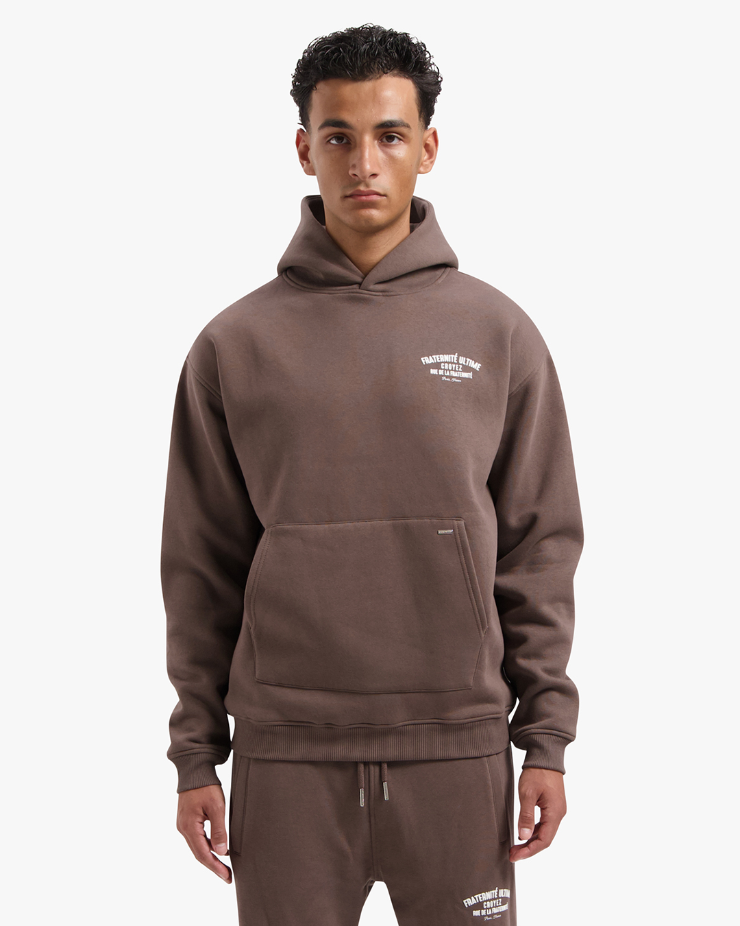 Croyez Fraternite Ultime Hoodie- Brown