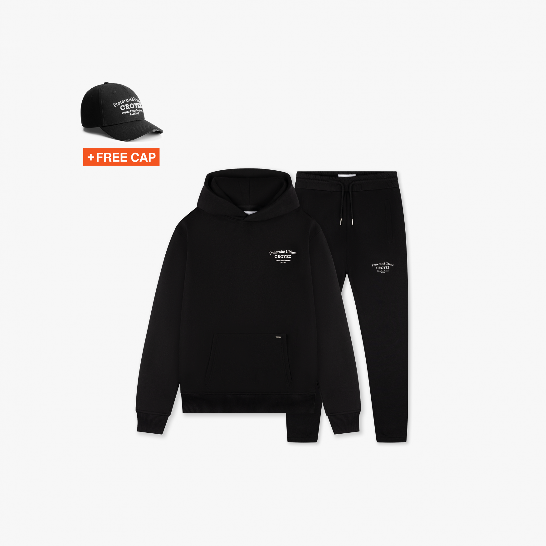 Croyez BF Fraternite Tracksuit- Black