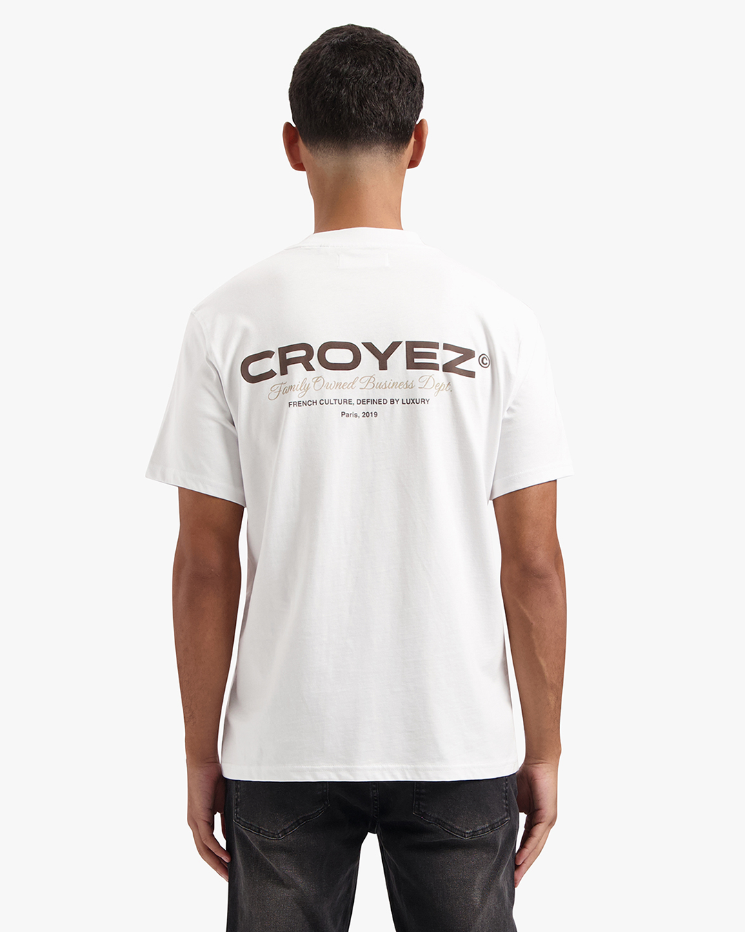 Croyez Family Owned Business T-shirt- White