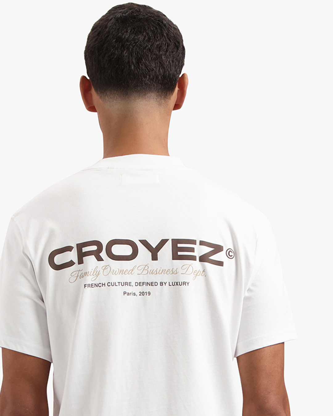 Croyez Family Owned Business T-shirt- White