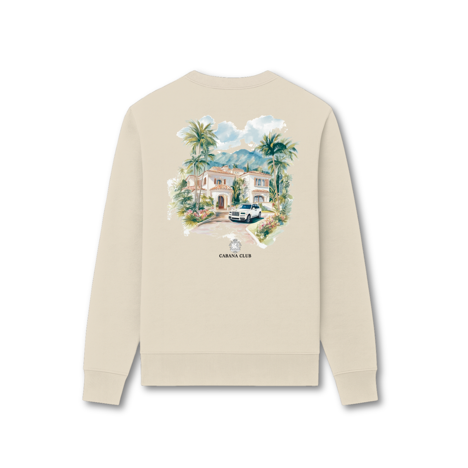 Cabana Club Mansion Sweater Ecru