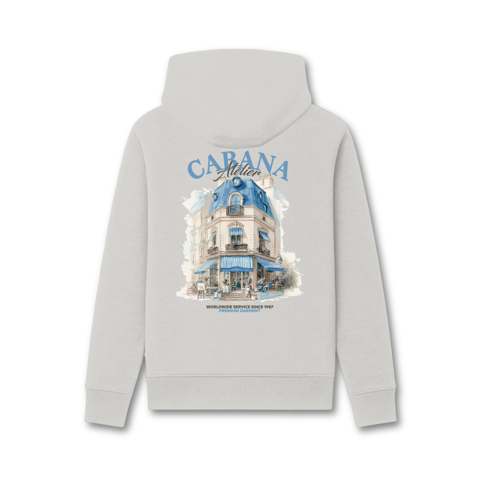 Cabana Club Atelier Hoodie Grijs