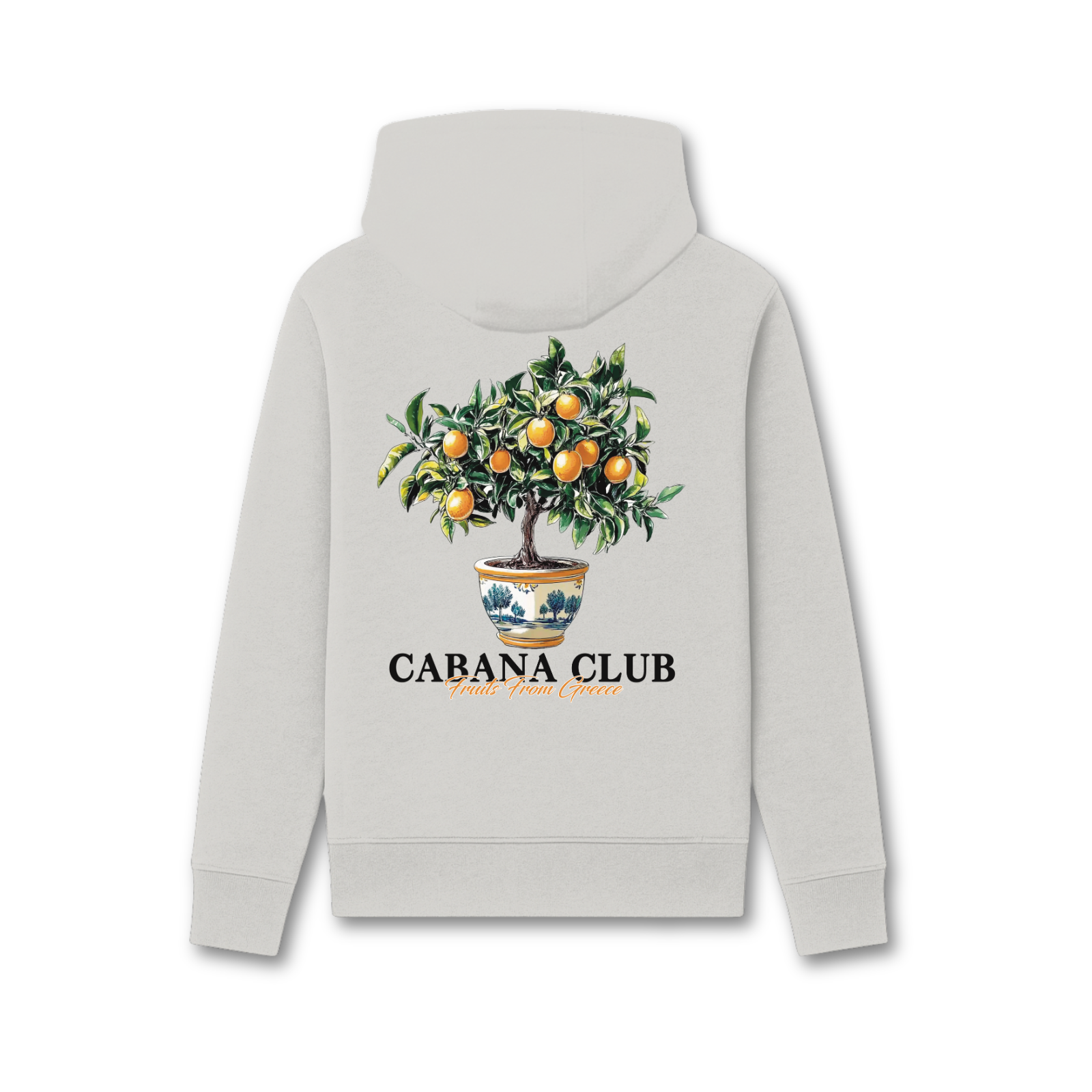 Cabana Club Citrus Hoodie Grijs