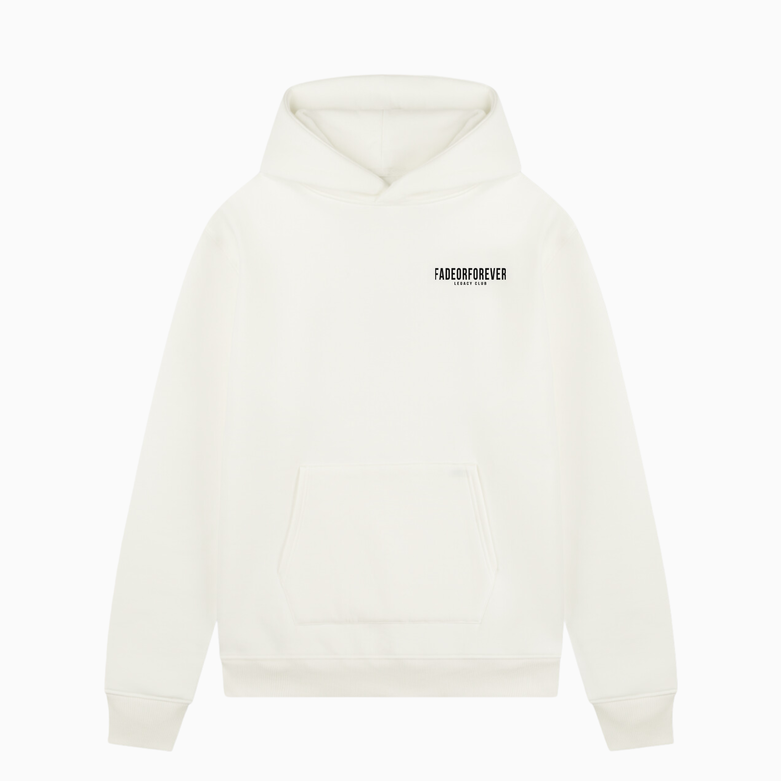 Fade Or Forever Legacy Hoodie- White/Black