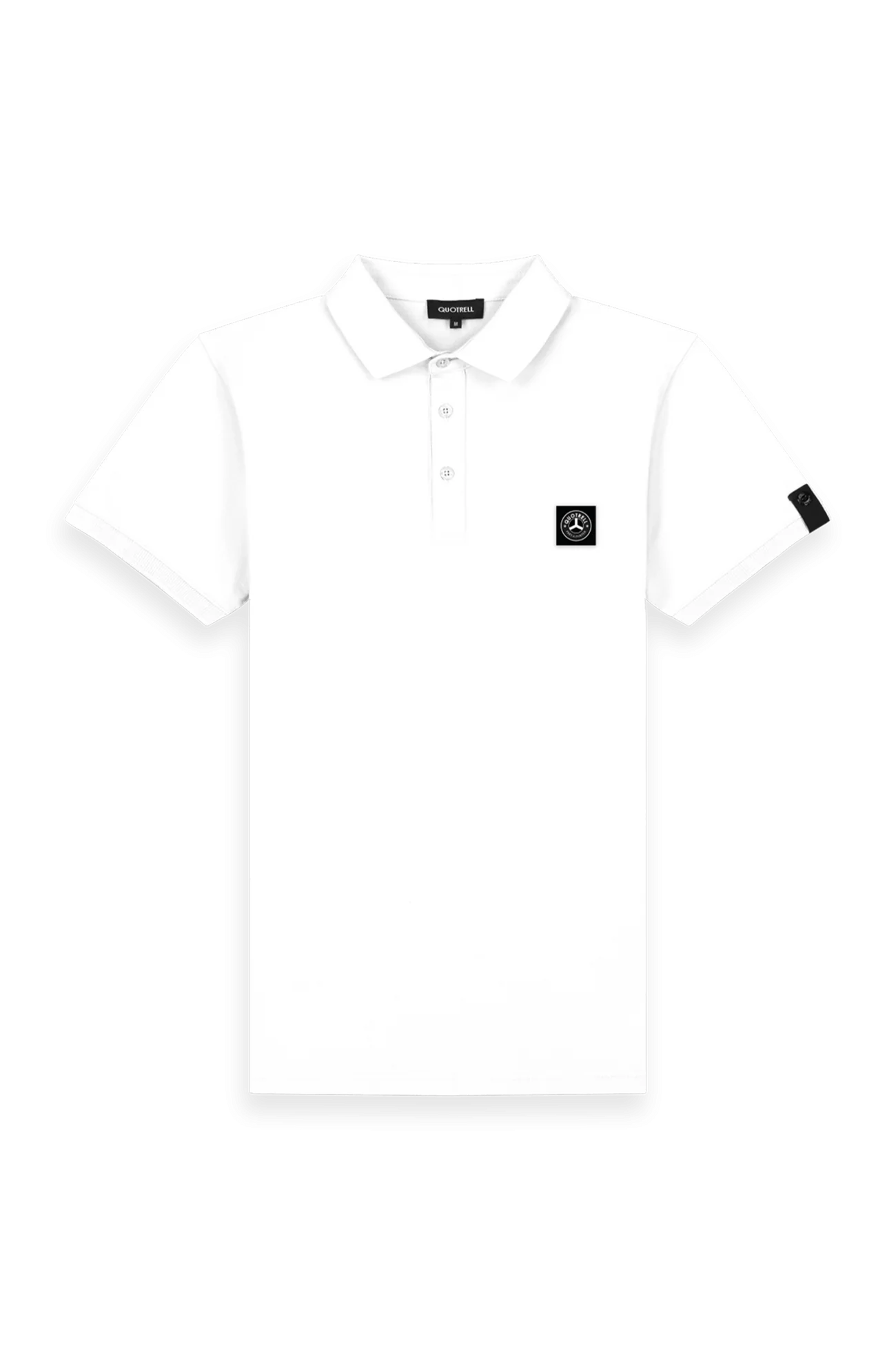 Quotrell Ithica Polo Wit - Zwart