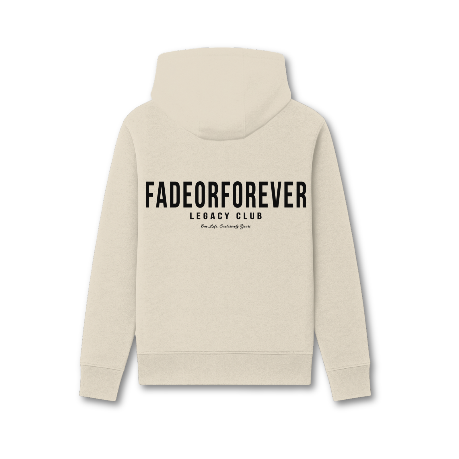 Fade Or Forever Legacy Hoodie- Sand/Grey