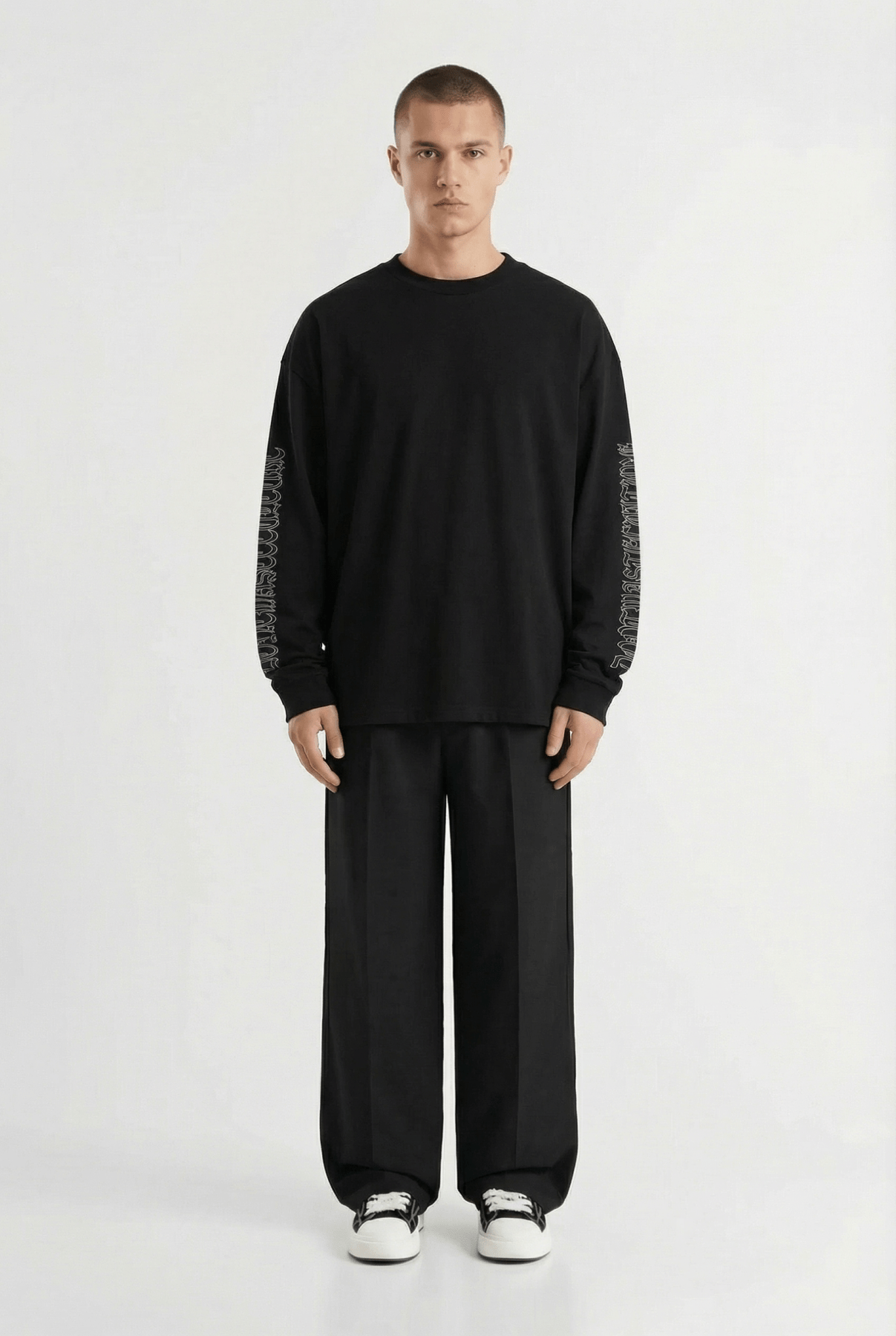 Don't Waste Culture Arturo Long Sleeve- Black