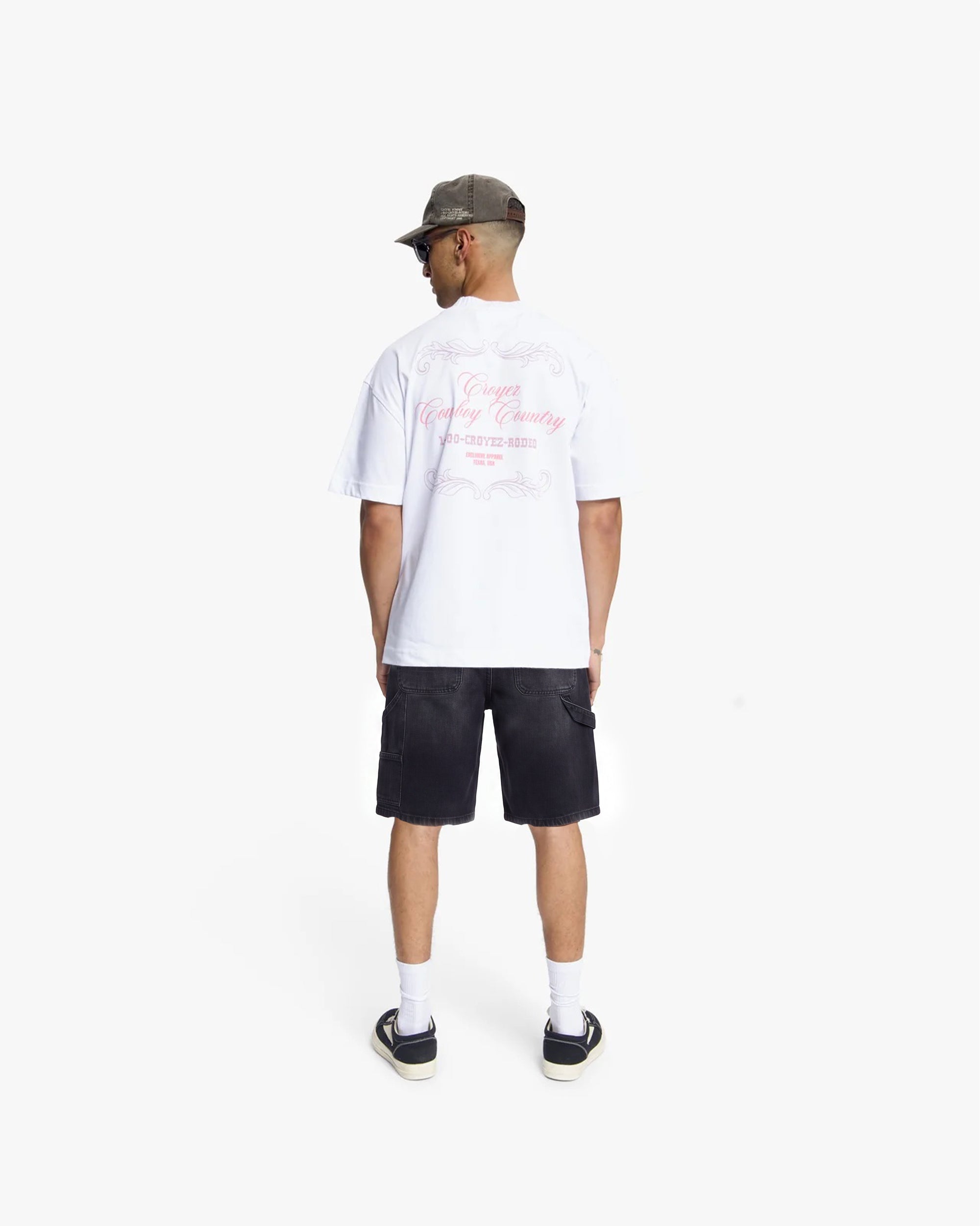 Croyez CD2 Carpenter Denim Shorts- Black