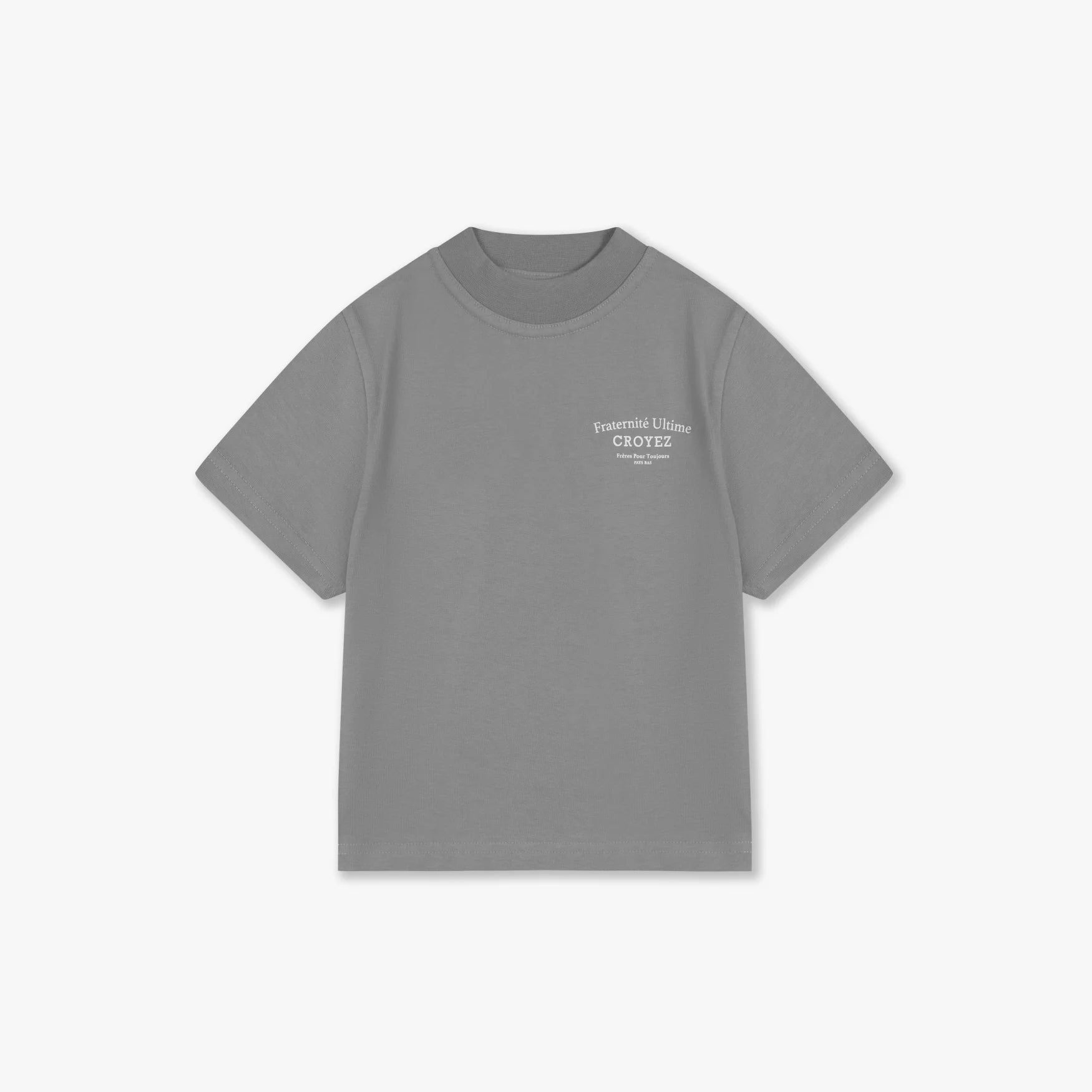 Croyez Mini Fraternite T-shirt- Vintage Grey