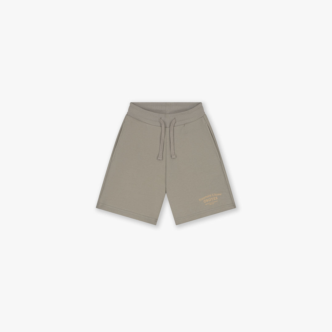 Croyez Mini Fraternité Shorts- Stone/Peach