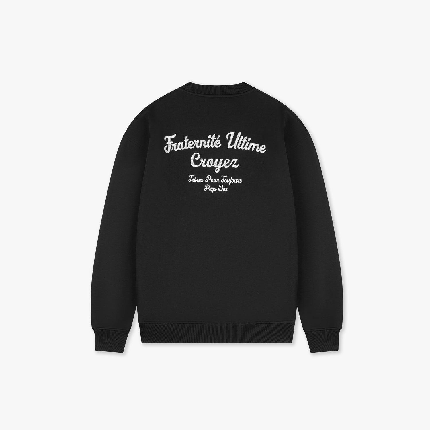 Croyez Fraternite Sweater Zwart