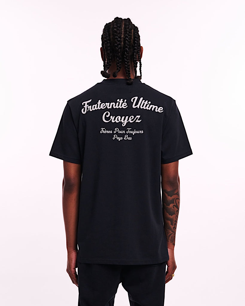 Croyez Fraternite T-Shirt Zwart