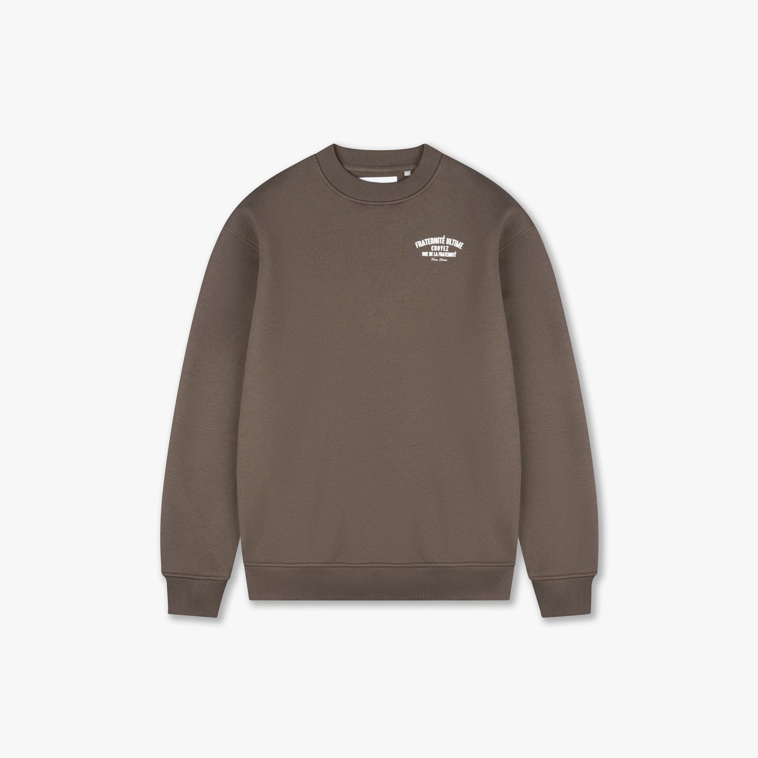 Croyez Fraternite Ultime Sweater- Brown