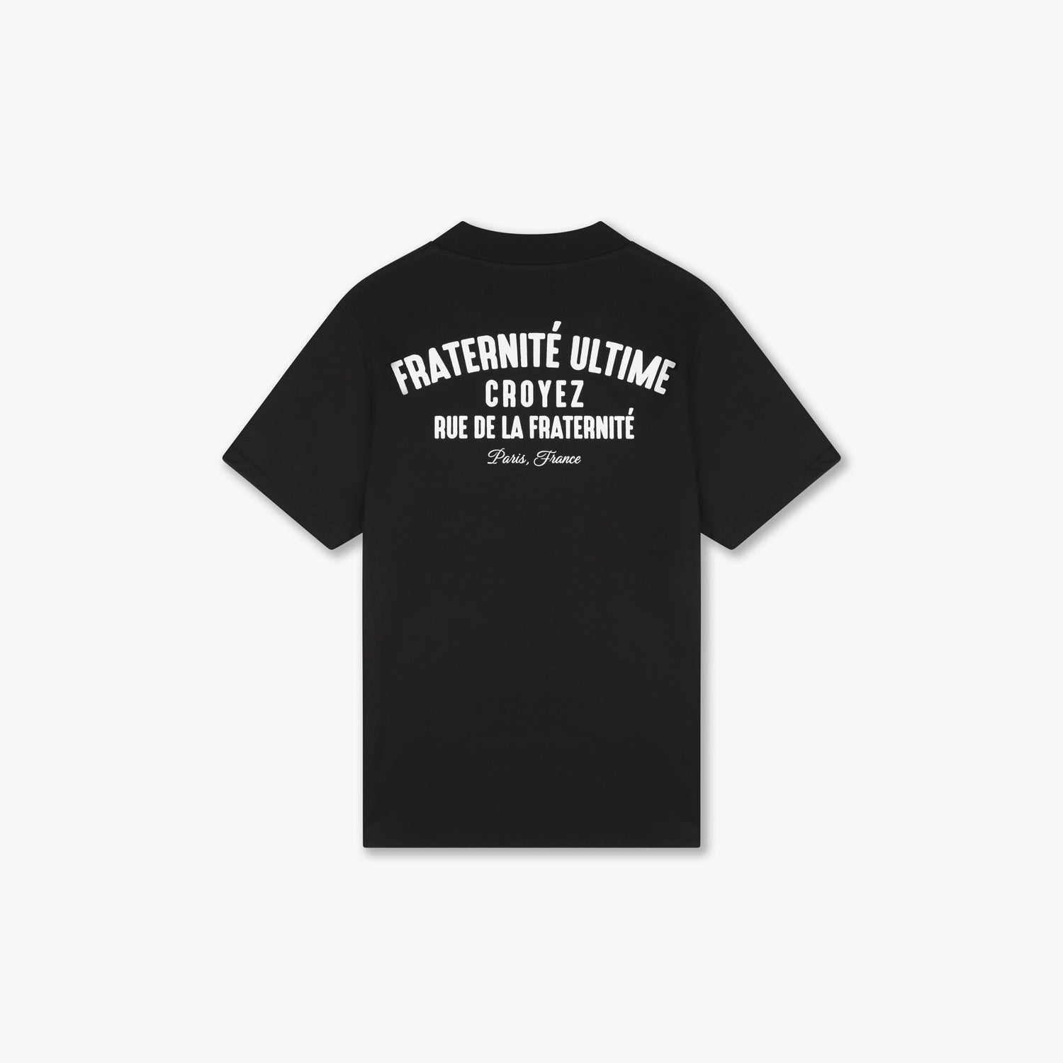 Croyez Fraternite Ultime T-shirt- Black