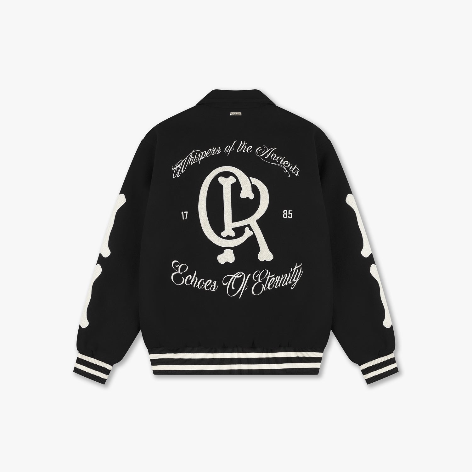 Croyez Echoes Of Eternity Varsity Jacket- Black